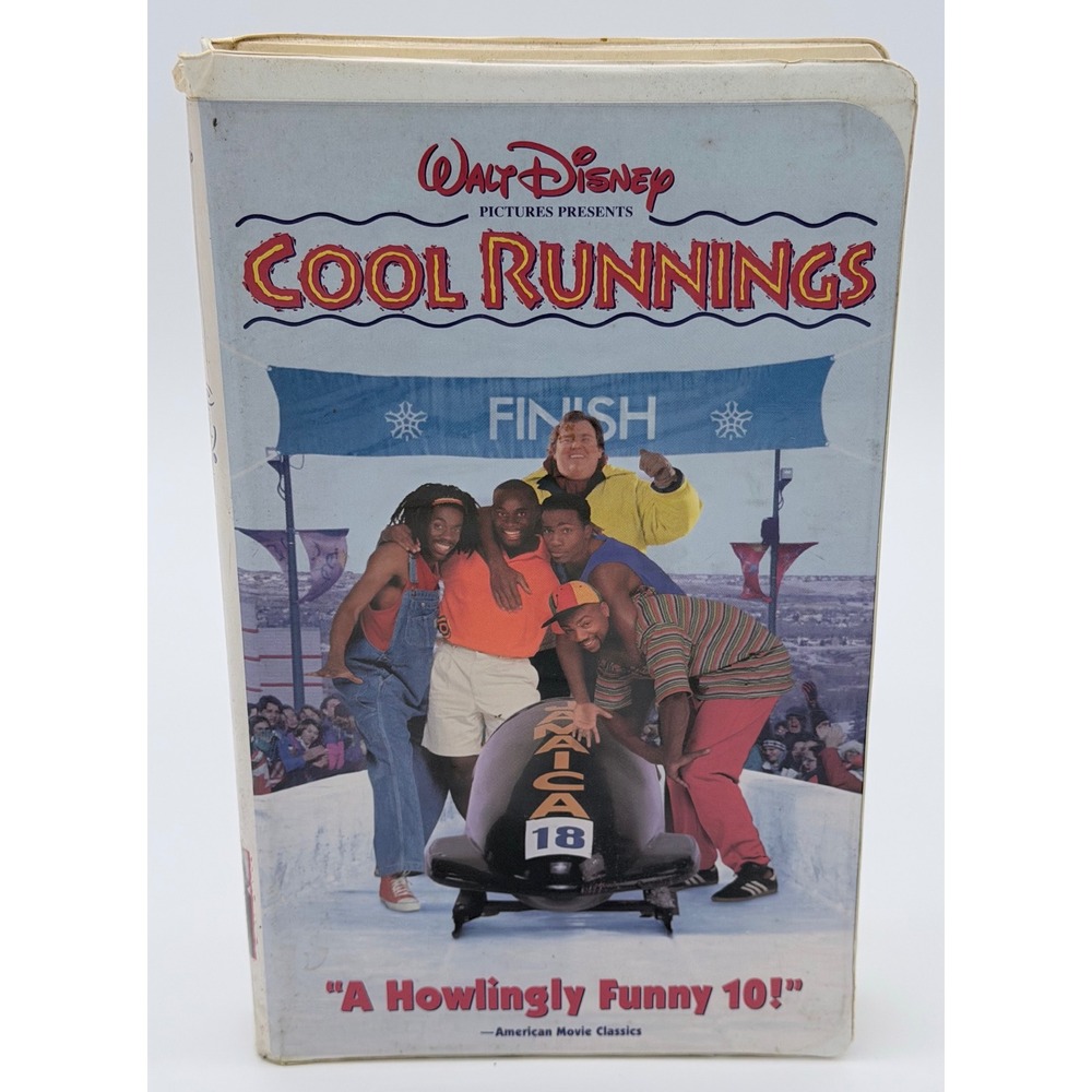 Cool Runnings VHS 1994 Disney Clamshell Case